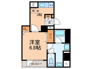 CONFORT月島の物件間取画像